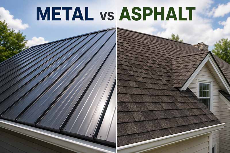 Metal vs. Asphalt: Why Your Roof Type Changes Everything About How We Clean It